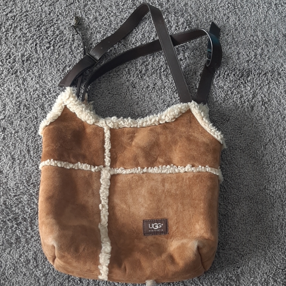 Tan UGG purse